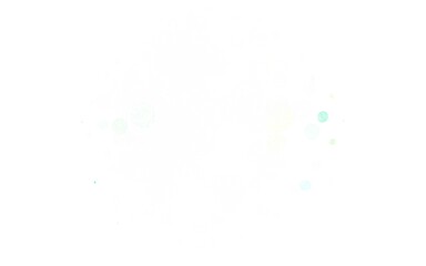 Light Green vector elegant template with roses.