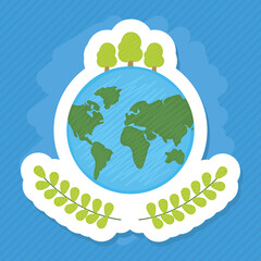 earth planet illustration