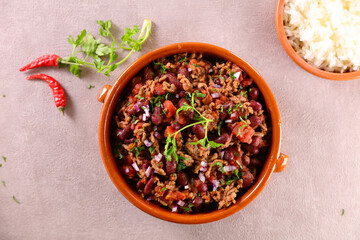 chili con carne- traditional mexican cuisine