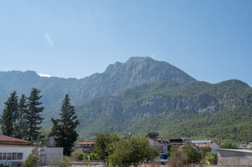 view from maountain turkey, kemer