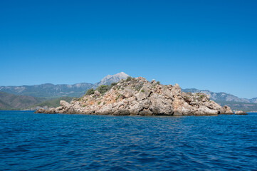 coast line in kemer, turkey
