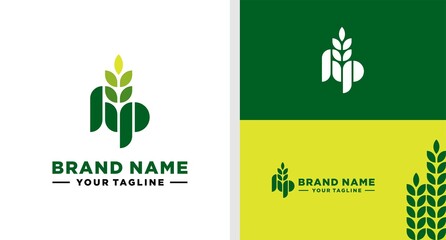 HP LOGO AGRICULTURE MONOGRAM EDITABLE