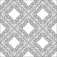Design monochrome grating pattern,black and white patterns.Repeating geometric tiles from stripe elements. black ornament.