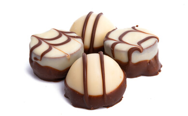 chocolate candy isolated