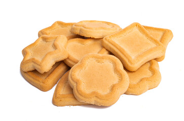 biscuit butter cookies isolated