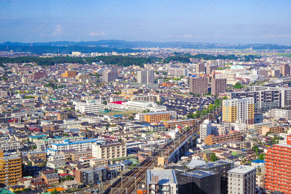 Wall mural 仙台の都市風景