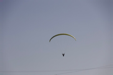 paraglider in the sky