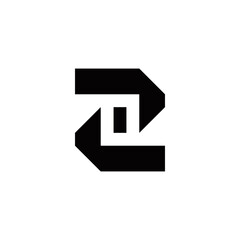 z initial logo design vector template