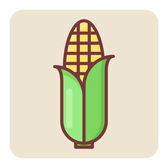 Filled color outline icon for maze.