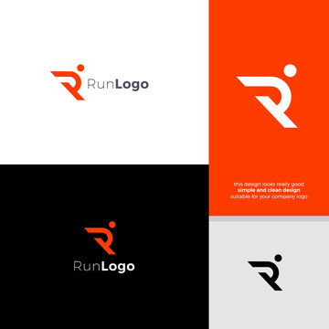 Run logo