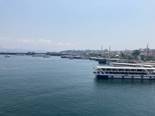 Fototapeta na wymiar ferry in the port