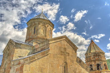 Fototapeta na wymiar Kazbegi, Georgia, HDR Image