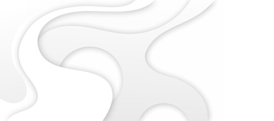 Minimal geometric total white background. Dynamic shapes composition with lines. Abstract background modern  futuristic graphic. Vector abstract white background texture design, bright poster, banner