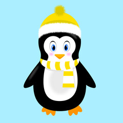 Penguin in the red hat