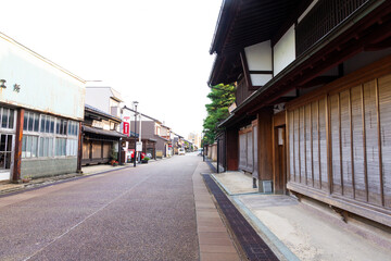 Iwase old town in Toyama city, Chubu, Japan.