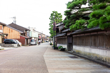 Iwase old town in Toyama city, Chubu, Japan.