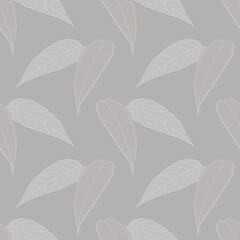Autumn Leaves. Vector Design. Print Textile. 