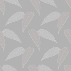 Autumn Leaves. Vector Design. Print Textile. 
