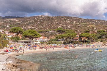 Fototapeta premium Spiaggia di Sacchetto isola d’Elba