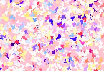 Light Multicolor vector background with abstract shapes.
