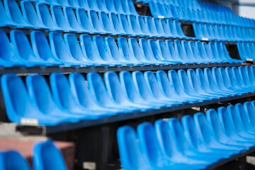 Bleacher Seats Close-up