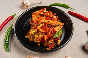 신선한 재료로 만들어 밥과 먹어도 맛있고 고기와 함께 먹어도 맛있는 한국 겉절이 김치