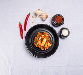 신선한 재료로 만들어 밥과 먹어도 맛있고 고기와 함께 먹어도 맛있는 한국 겉절이 김치