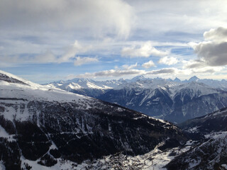 Clouds and sky in different situations and colors. Romantic mood. City buildings and monuments on the background of the sky. City sky. Pink and orange clouds. Sky at sea, sunsets and sunrises.