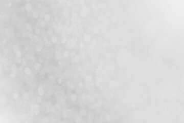 Light silver background with bokeh effect