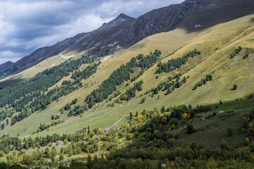 Obraz premium Caucasus mountain slopes