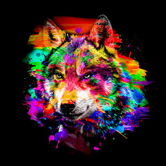 wolf in the night © reznik_val