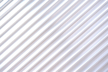 Aluminum metal abstract background. White metal diagonal stripes background. Polished metallic textures. Hi-tech metallic illustration. Geometry line pattern. chrome metal striped texture.