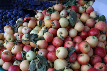 Fruits and vegetables at a bazaar in Croatia