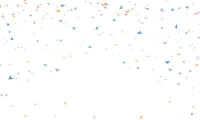 holiday promotion confetti design template, background Celebration Vector illustration
