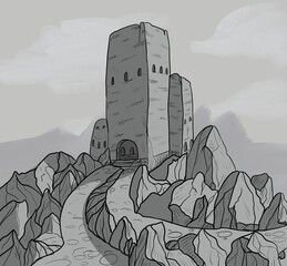 Building in the mountains