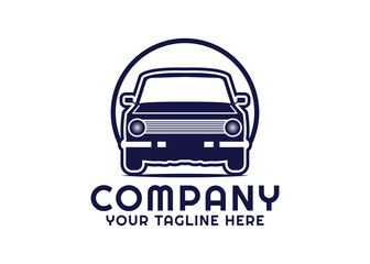 Unique and attractive classic car logo