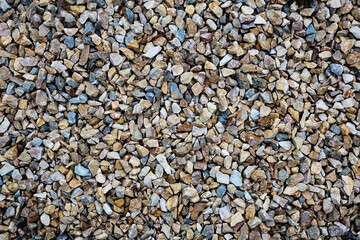 Gravel texture or gravel background for design. Real grunge texture background and small stone