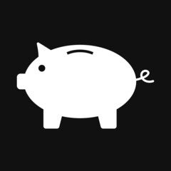 Vector piggy bank icon