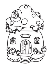 Gnome house cartoon svg