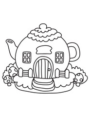 Gnome house cartoon svg