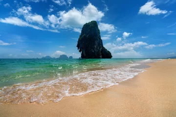 Photo sur Plexiglas Railay Beach, Krabi, Thaïlande Beautiful seascape. Railay beach in Krabi province, Thailand.