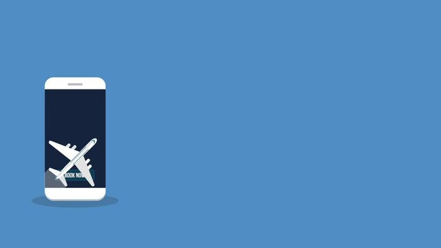 Book online your flight, smartphone ticket booking app
