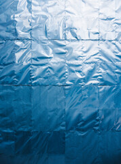 Metal texture blue reflection surface abstract background