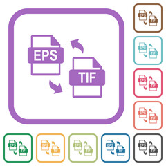 EPS TIF file conversion simple icons