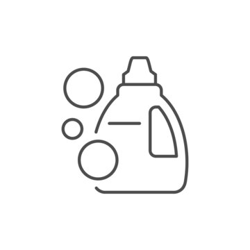 Detergent Or Cleanser Line Outline Icon