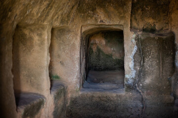 interior tomb of the kings in cyprus