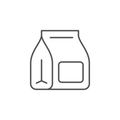 Washing powder line outline icon