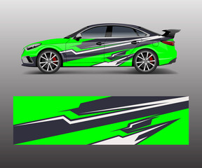 Racing car wrap design. wrap design for custom sport car.