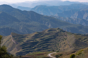 view of the mountains