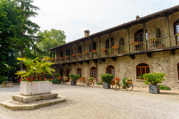 Historic village of Rivalta Trebbia, Piacenza